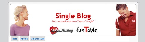 Single Blog for SpeedFlirting & funTable